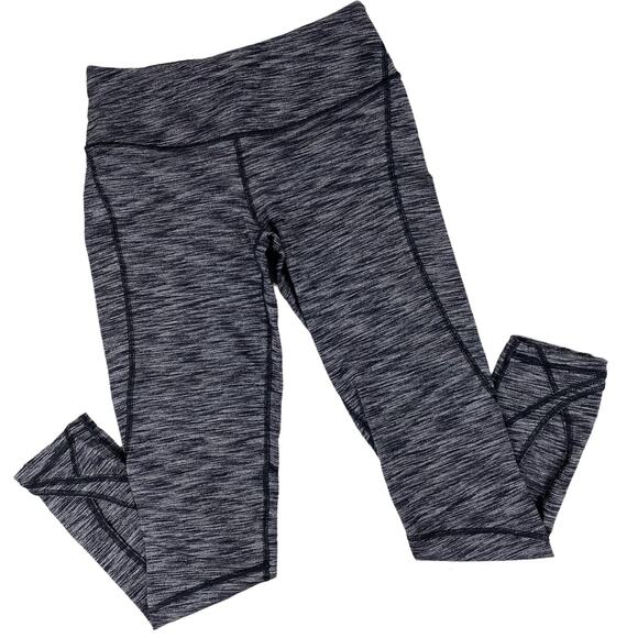Victoria's Secret Pants - Victorias Secret Sport Knockout Leggings Heather Black Size Small Ankle Cutout